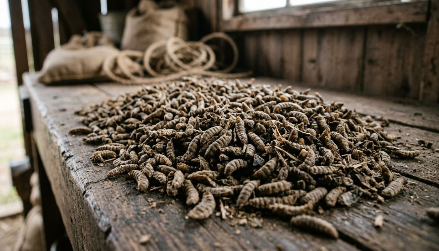 Comment les larves séchées améliorent-elles la santé des animaux ?
